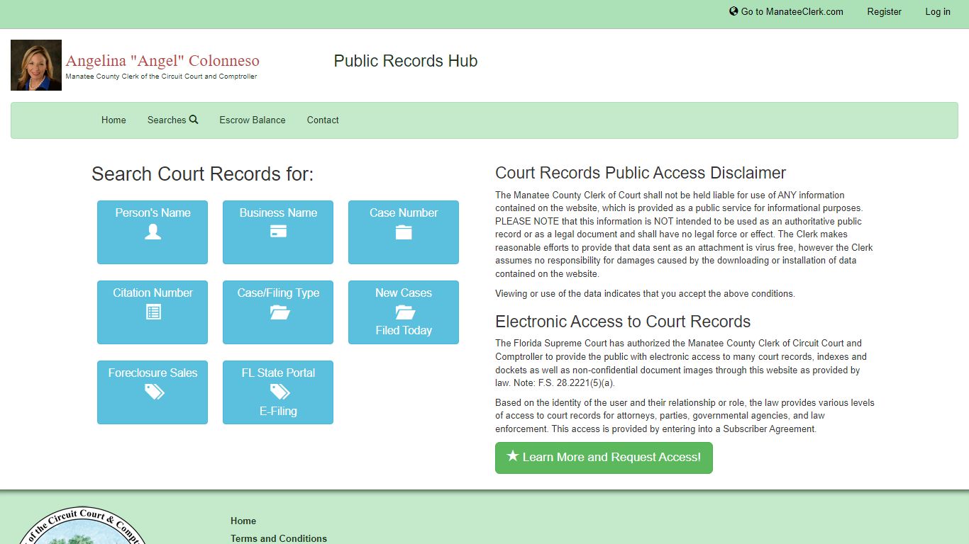 Search Court Records - Manatee County Clerk